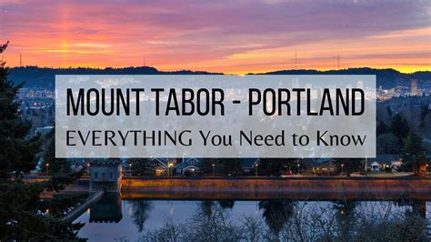 Mount tabor portland oregon. Things To Know About Mount tabor portland oregon. 